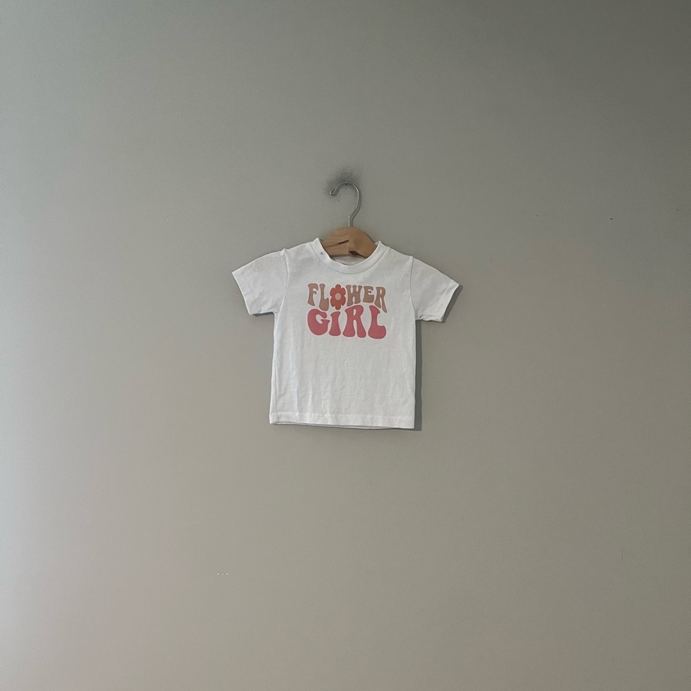$11 ADD ON Reverie Threads top tee flower girl Rabbit‎ Skins Flower Girl 2Y Zara